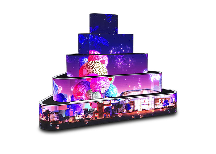 Pitch 1.5mm Flexible LED Display Panels For Exhibition / Theme Park