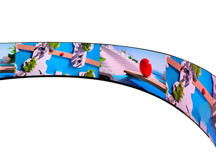 3mm 4mm Pixel Pitch Curved Led Display Exhibition Trade Show Curved Video Wall
