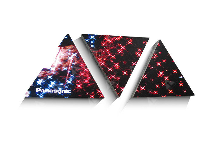 Creative Triangle LED Display P6 Full Color LED Display Customized Cabinet