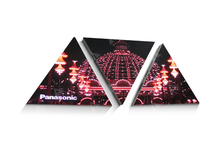 Creative Triangle LED Display P6 Full Color LED Display Customized Cabinet
