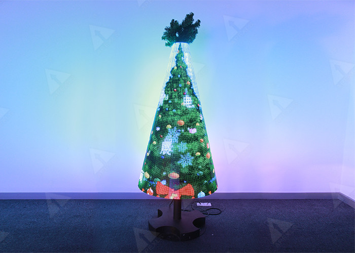 APEXLS 6mm Led Screen Christmas Tree Soft Flexible Irregular Led Screen