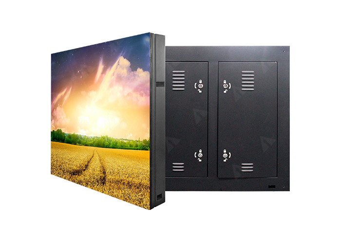 Pitch 6mm 8mm Outdoor Front Service LED Display Iron Aluminum Cabinet