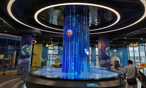 cylindrical flexible LED displays