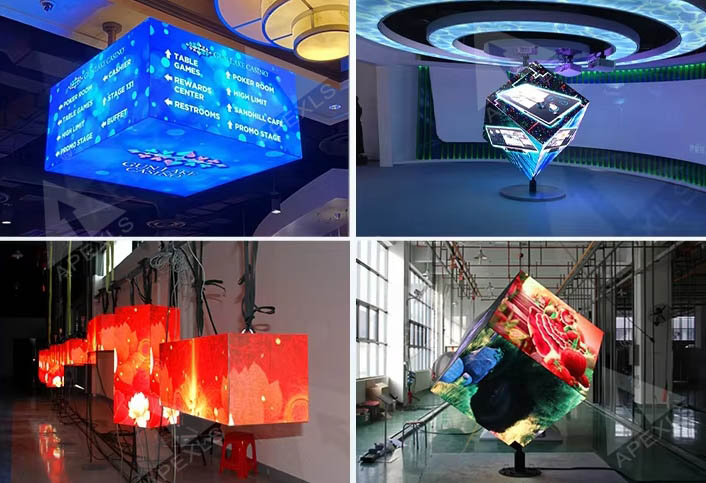 LED Cube Display Screen Price and Model Size Selection