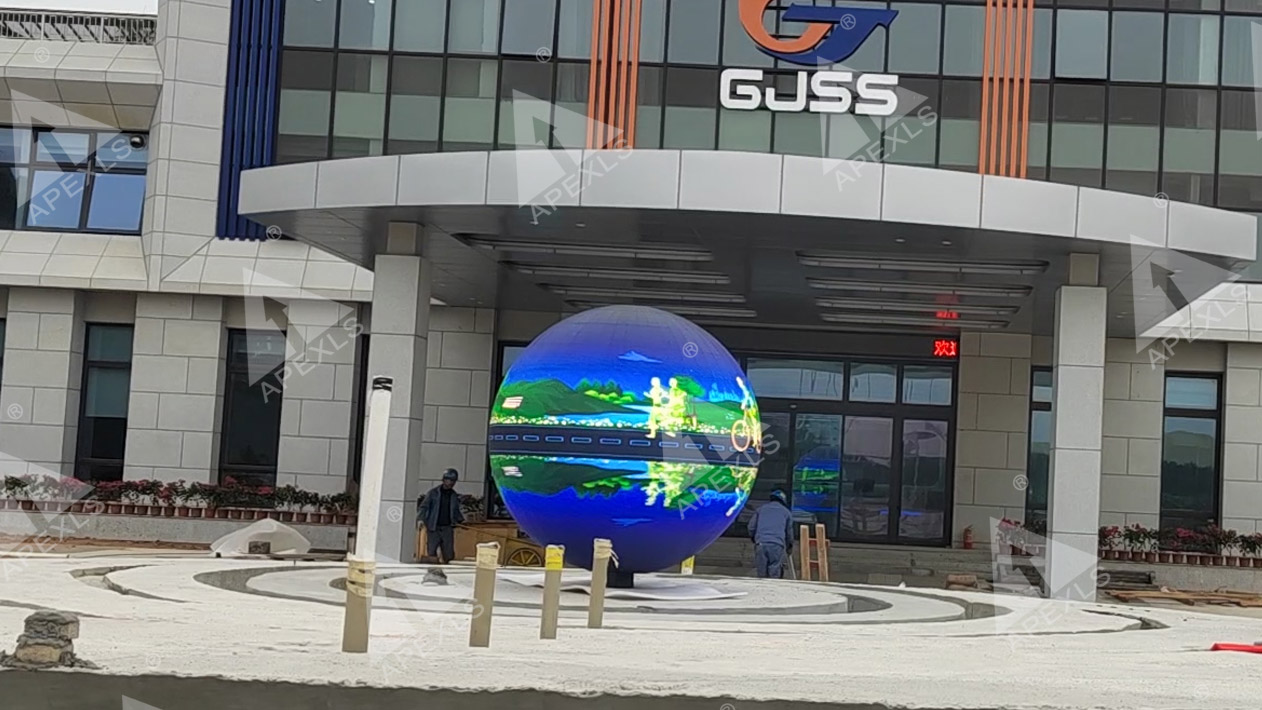 Guangzhou diameter 2 meters LED sphere screen