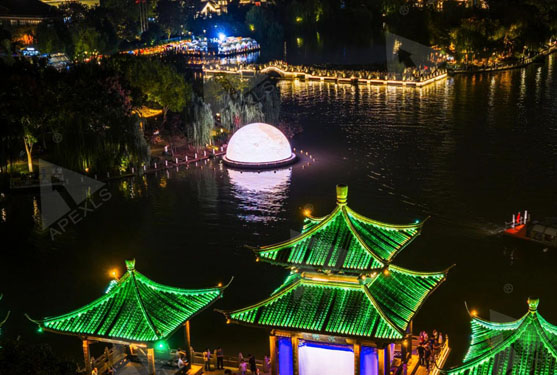 LED hemispherical screen ‌