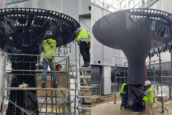 South Korea LED Trumpet display