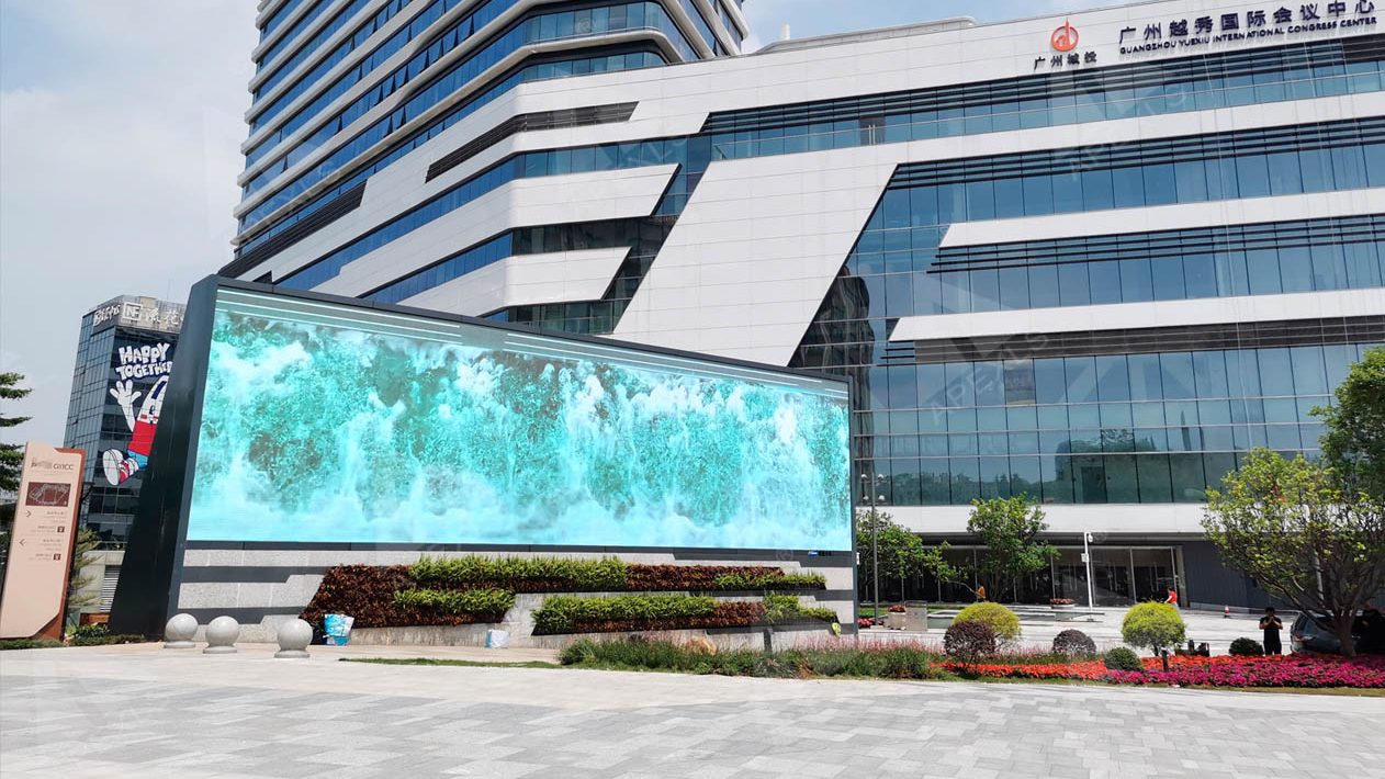 Guangzhou P4 outdoor led display case