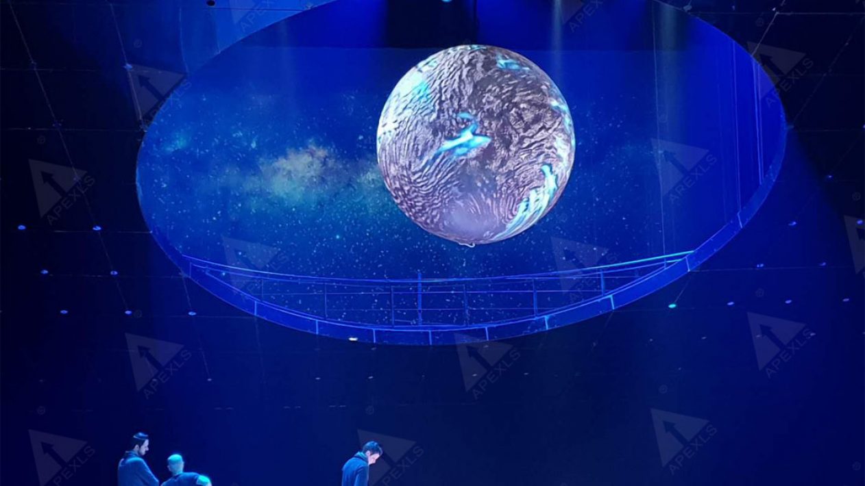 Jerusalem Theatre, Israel P5 LED spherical screen
