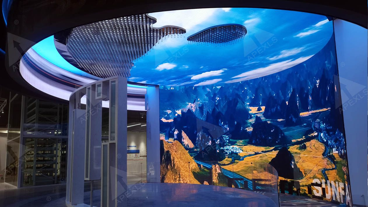 Sanya Cliff City Nanfan Silicon Valley LED Creative Display