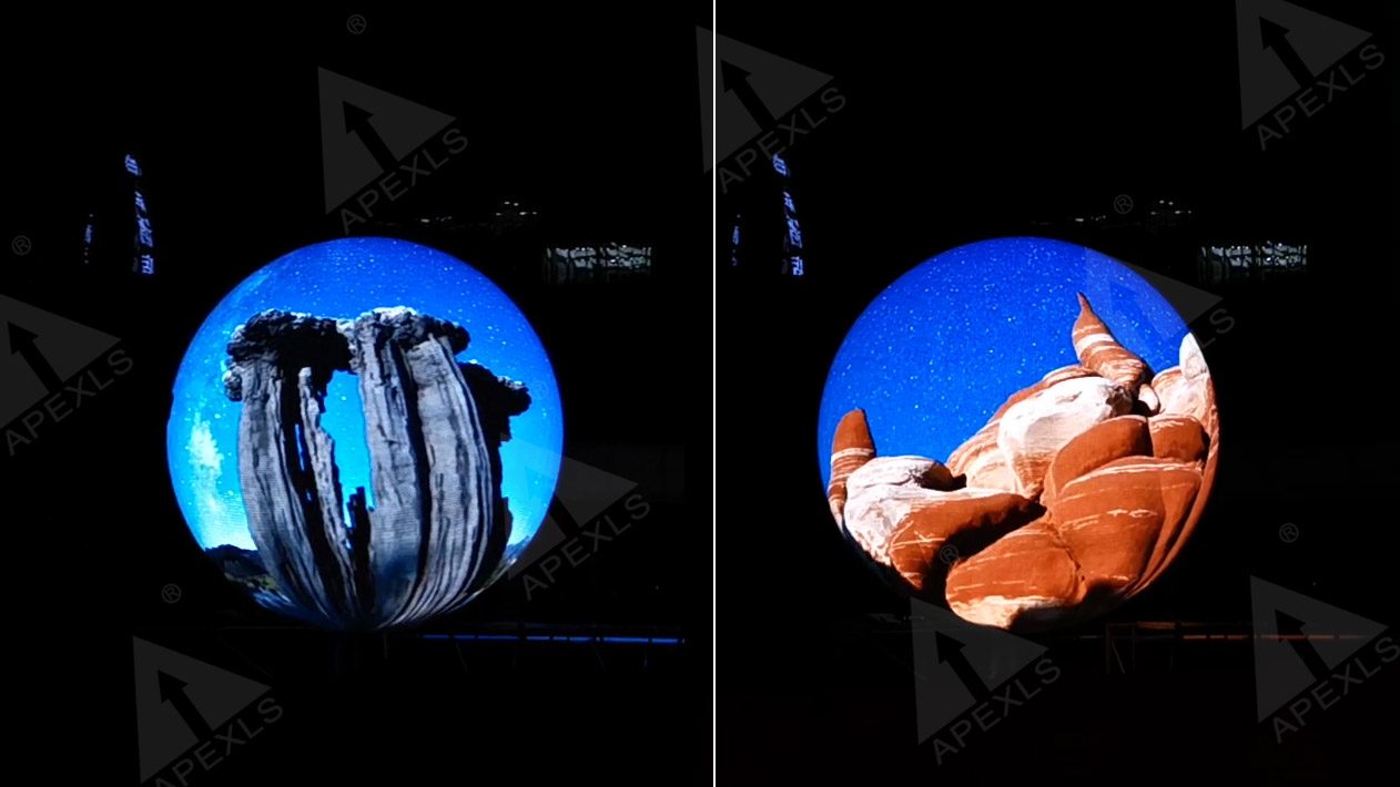 Outdoor LED Sphere Display