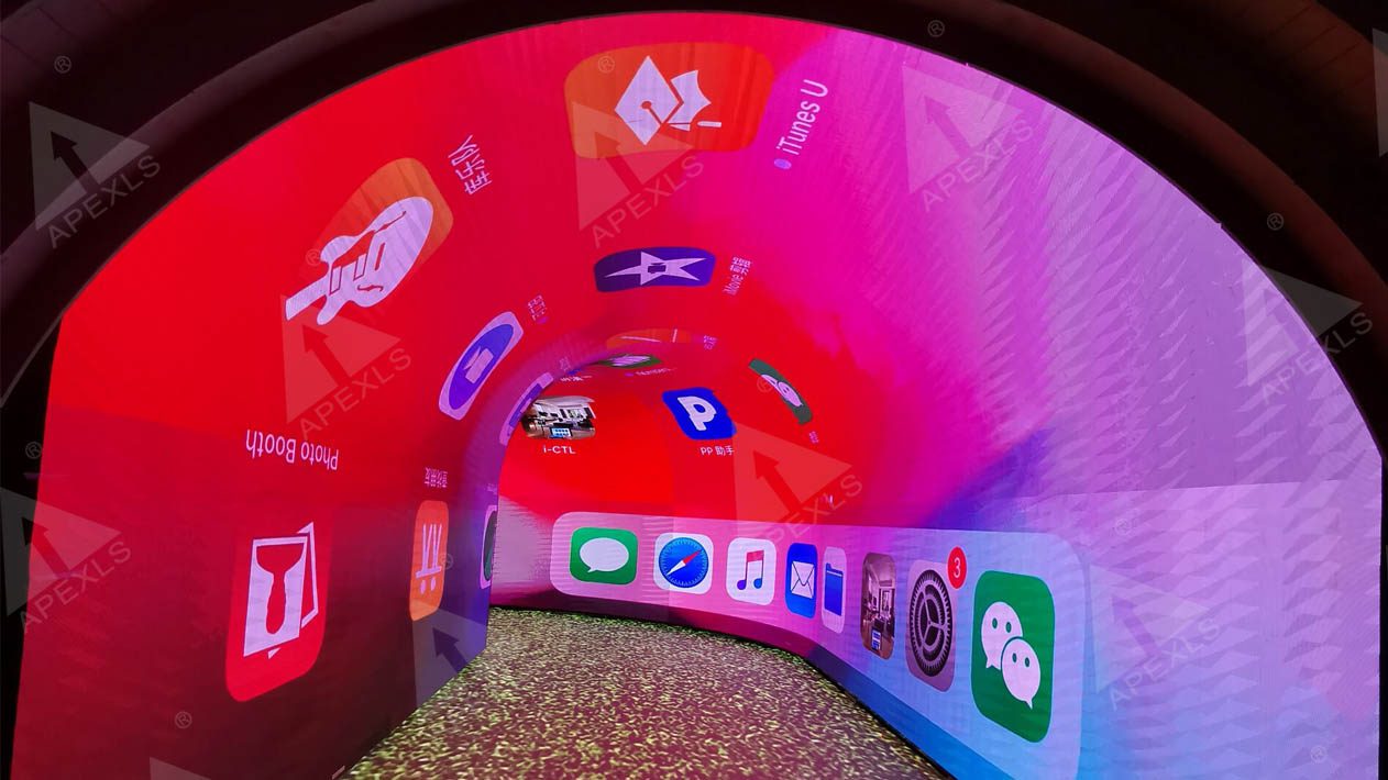 Shenzhen Pingshan P2.5 Tunnel LED Display