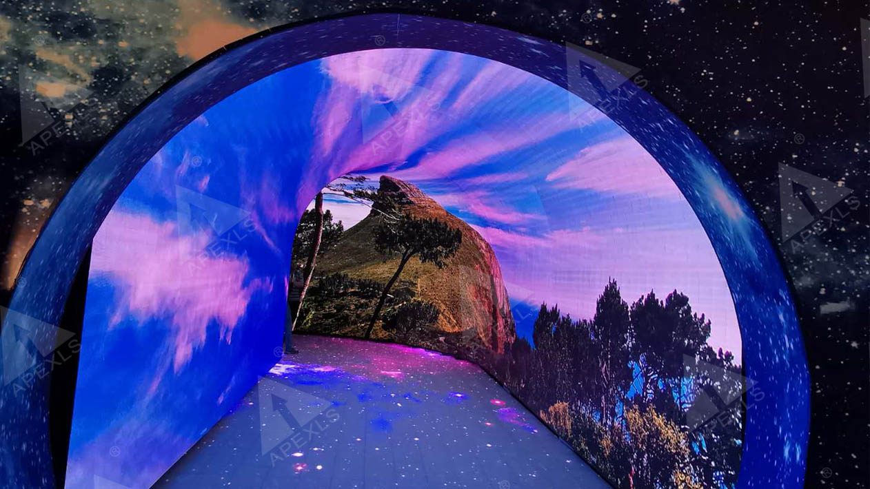 Shenzhen Pingshan P2.5 Tunnel LED Display