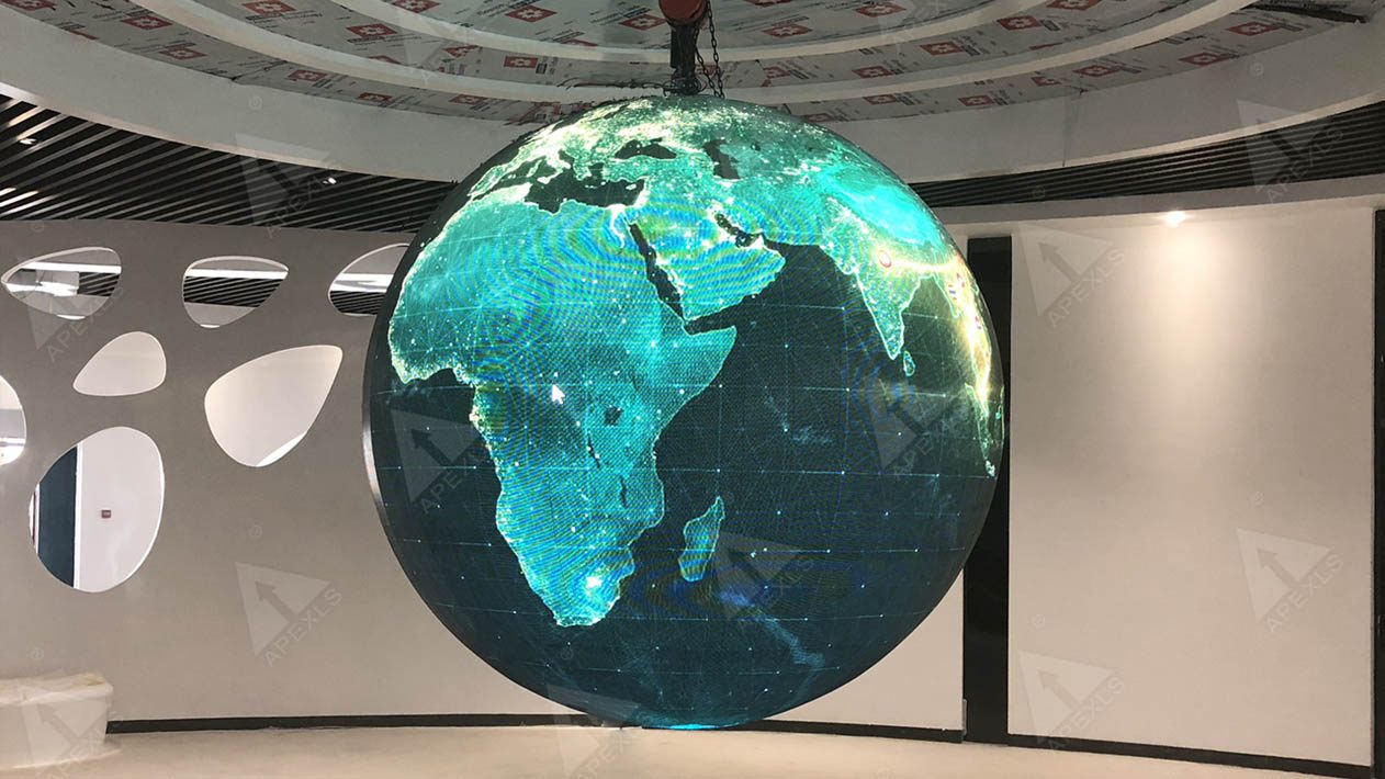 Nanning Qidi ASEAN Science and Technology City LED Sphere Display