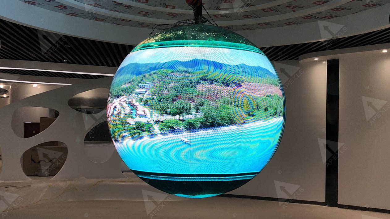 Nanning Qidi ASEAN Science and Technology City LED Sphere Display
