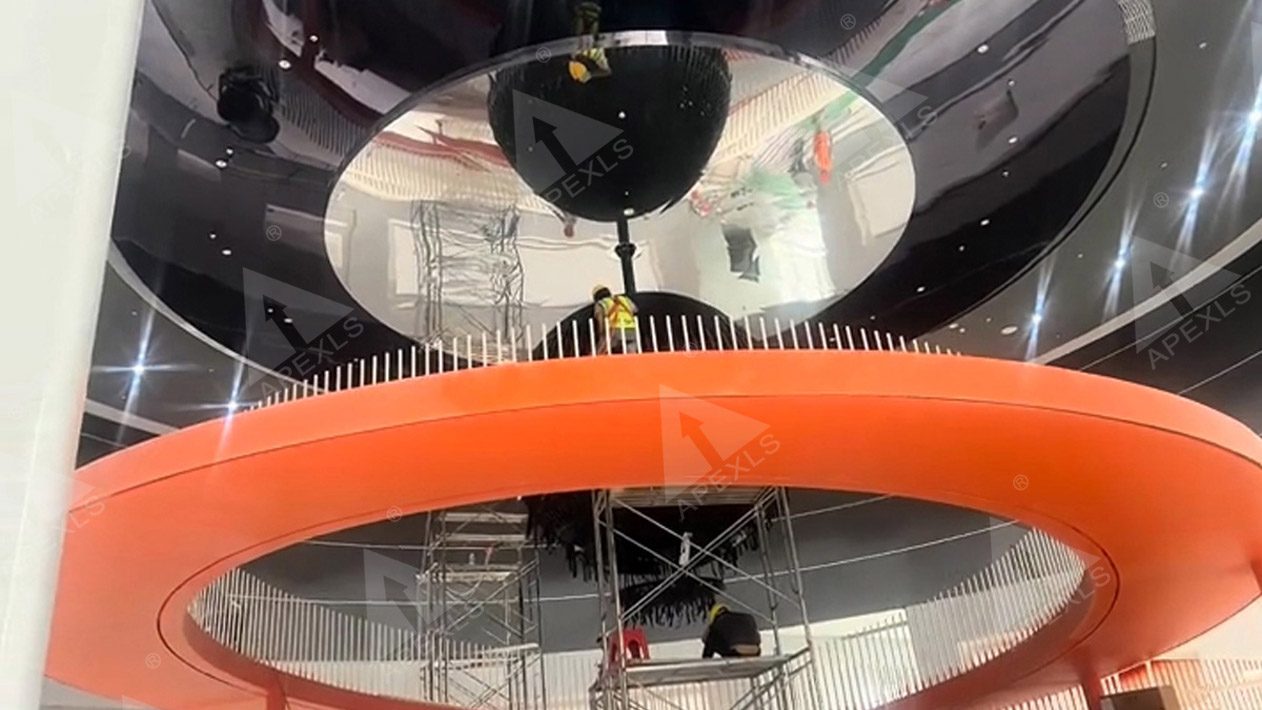 creative LED Telescopic ball display