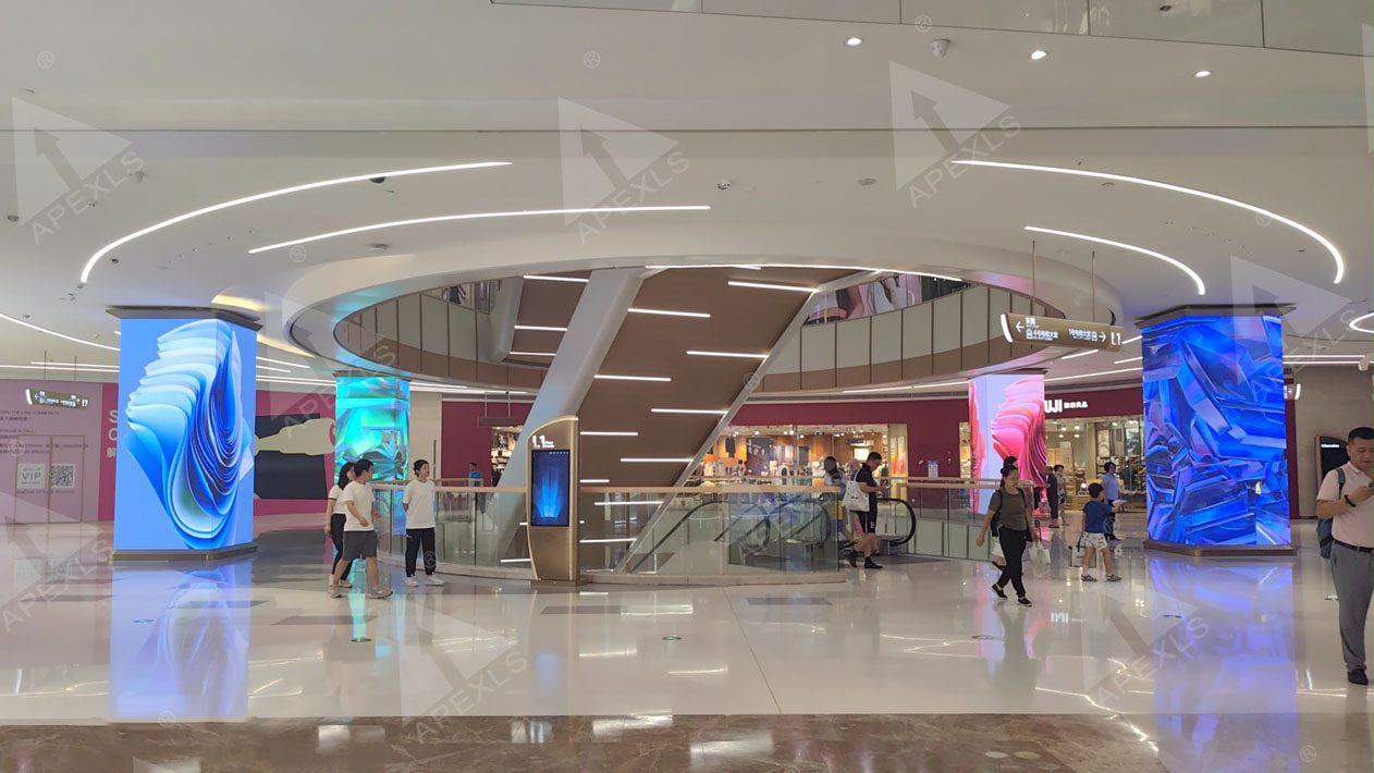 Guangzhou Tianhe Exhibition Plaza P2.5 led creative screen