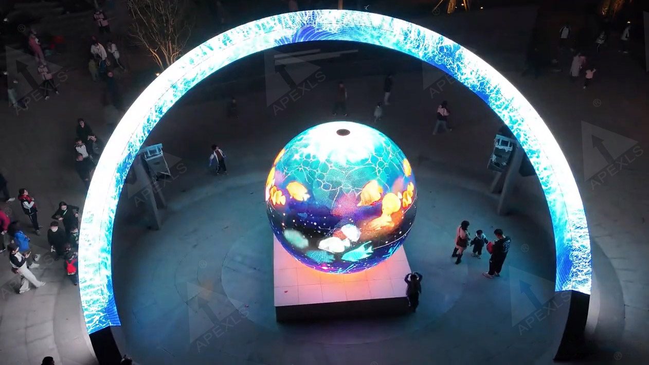 irregular LED display panels