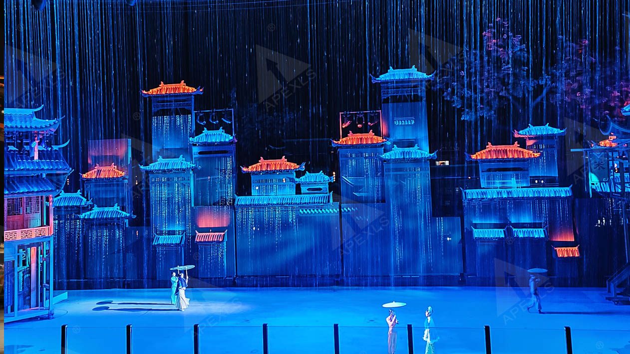outdoor stage LED transparent displays