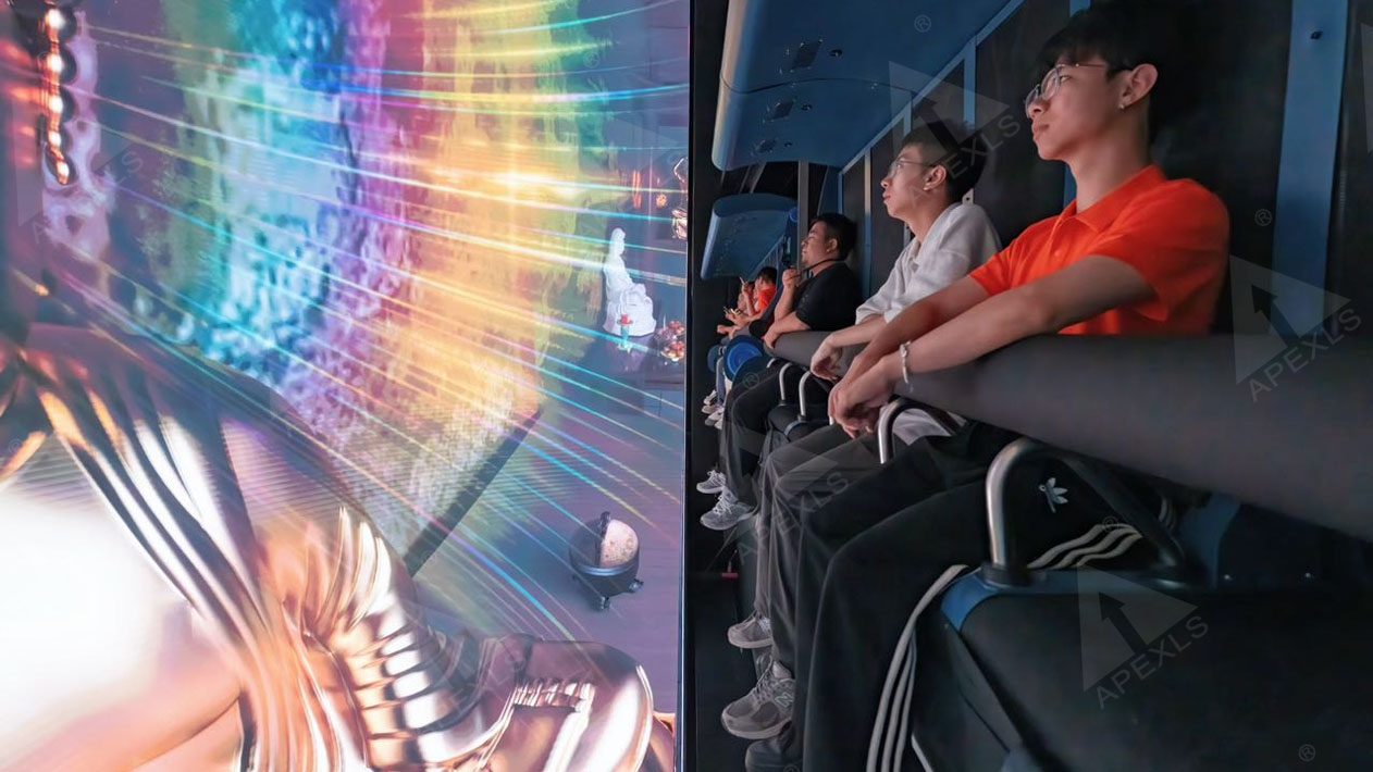 LED dome flight cinema